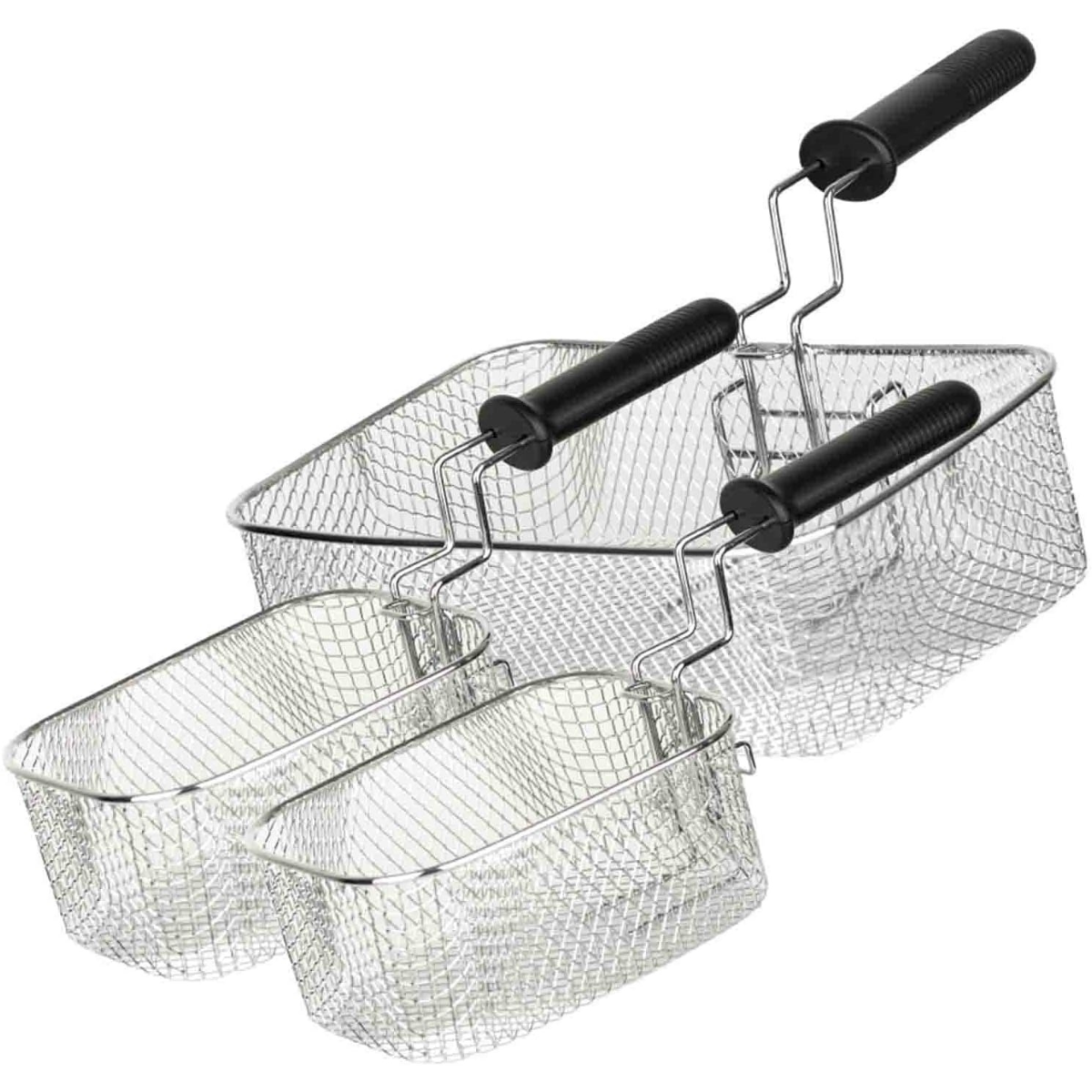 Freidora Doble de Acero Inoxidable 6 L